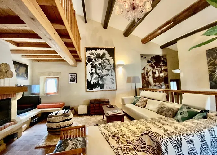L'uzetienne- Large With Pond And Patio!